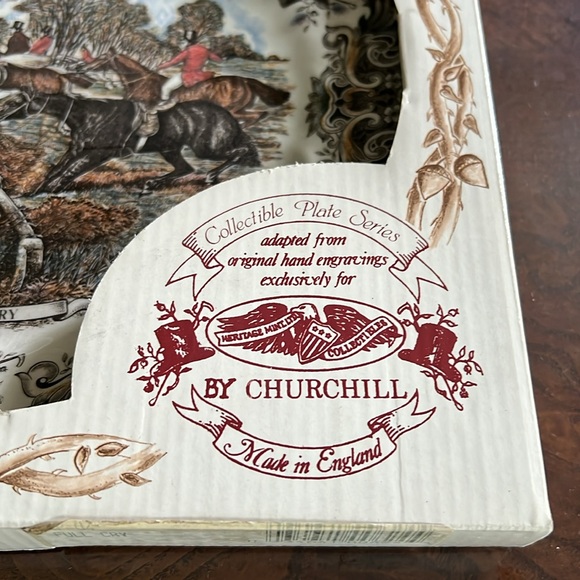 Collectible Plate Full Cry Churchill England Heritage Mint - Picture 3 of 4